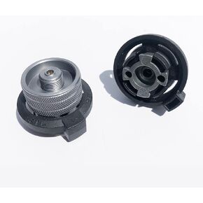 nCamp - L2B Camping Stove Converter, Camp Stove Adapter Fitting for Isobutane Fuel Canister, Lindal to Butane Fuel Canister Fitting for the nCamp Portable Stove, 10.16 × 7.62 × 5.08 cm
