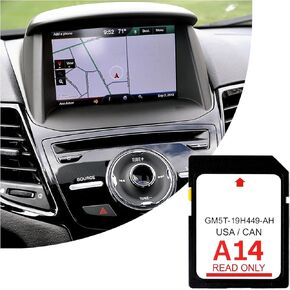 بطاقة SD للملاحة A13، لنظام ملاحة خرائط الولايات المتحدة وكندا، بطاقة SD، GM5T-19H449-AG، بطاقة SD للملاحة GPS للسيارة متوافقة مع Ford Lincoln