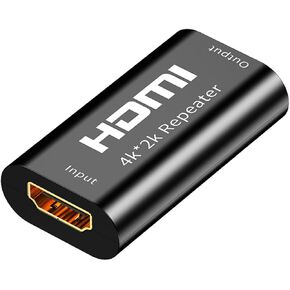 RIIPOO HDMI to HDMI Repeater, HDMI Female to Female Signal Booster 4K Compatible with for HDTV PS4 and More