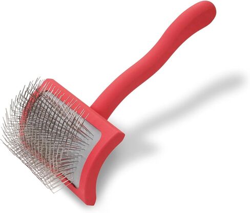 Chris Christensen Big G Dog Slicker Brush for Dogs (Goldendoodles, Labradoodles, Poodles), Groom Like a Professional, Fluff Detangle Style, Saves Time Energy, Teal, Large in Kuwait