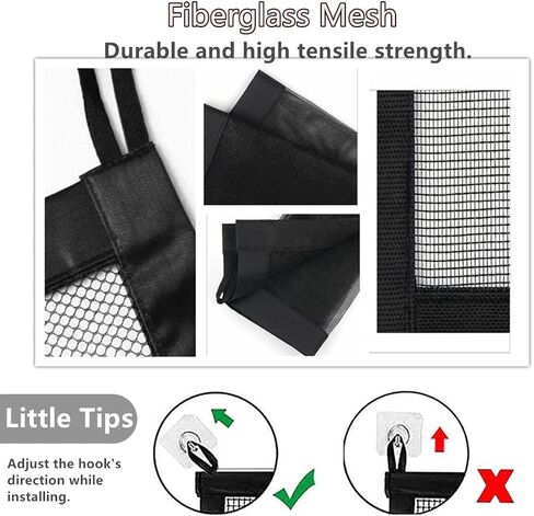 Baby Gate for Stairs No Drilling, 43.3" W x 28.3" H Build a Safe Home for Kids and Pets, Portable Mesh Pet Gate Dog Gate for The House Retractable Baby Gates for Doorways (K) in Saudi Arabia