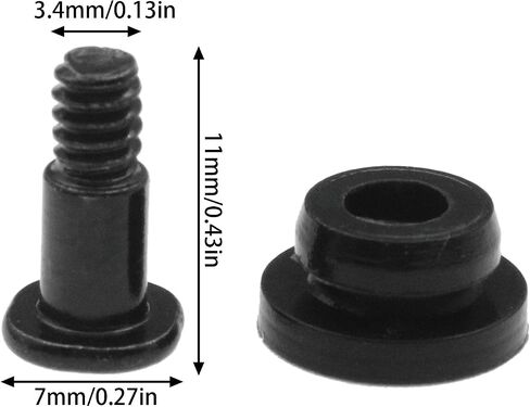 15 PCS HDD Mounting Screws Hard Disk Drive Screws and Rubber Shock Absorber Washer Kit PC Hard Drive Installation Accessories for 2.5-Inch HDD SSD Computer Case (2.5 inch) in Kuwait