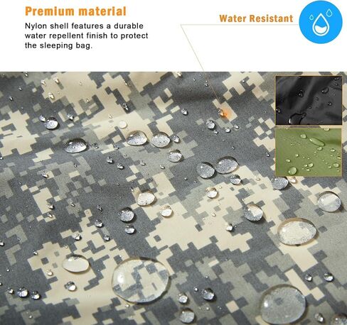 MT Army Military Modular Sleeping Bags System, Multi Layered with Bivy Cover for All Season, Woodland/Multicam in Saudi Arabia
