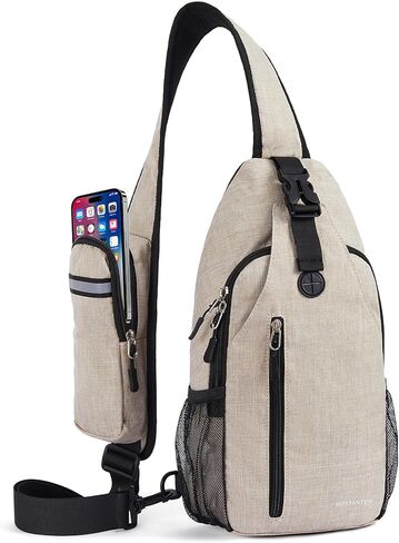 BOSTANTEN Sling Bag, Crossbody Backpack RFID Shoulder Chest Bag for Men Women Travel Hiking Casual Daypack in Saudi Arabia