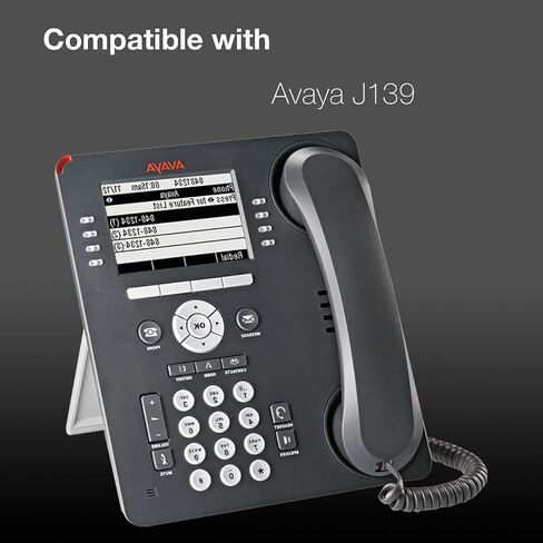 سلك هاتف لهواتف Avaya IP وسماعات Poly Plantronics Encore وEncorePro وHW - للاستخدام مع هواتف Avaya فقط - J129، J139، J169، J179 1608، 1616، 9610، 9620، 9620L، 9620C، 9630، 9630G in Saudi Arabia