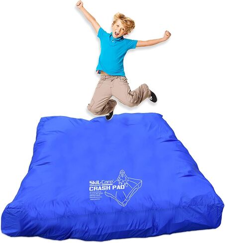 وسادة إسفنجية حسية مقاس 3 أقدام × 4 أقدام من Skil-Care مع غطاء نايلون سهل التنظيف للأطفال والكبار، مثالية للغرف الحسية والفصول الدراسية والمنزل، باللون الأزرق in Kuwait