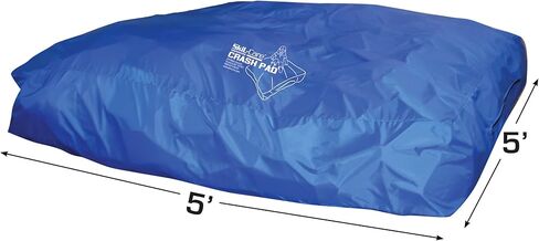 وسادة إسفنجية حسية مقاس 3 أقدام × 4 أقدام من Skil-Care مع غطاء نايلون سهل التنظيف للأطفال والكبار، مثالية للغرف الحسية والفصول الدراسية والمنزل، باللون الأزرق in Kuwait