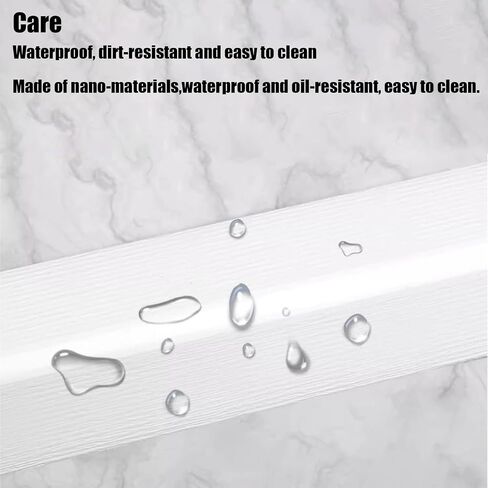 White Wall Corner Protector, Easy to Install, Pack of 4 – 3ft L x 1in W– Self Adhesive Walls Edge Protector for Furniture Corner & Edge Safety Bumpers in Saudi Arabia
