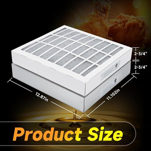 83543 Fryer Filter Replacement Perfect Frying Filter for Perfect Fry Semi/Fully Automatic Fryer PFC570, PFA570, PFA720, 2FK001 2FR00801 HEPA Carbon Air Filter in Saudi Arabia