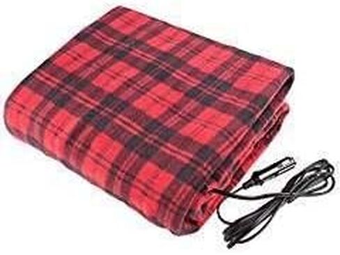 Treksafe 12V Heated Blanket - car/Truck, high/Low Temperature, Warm and Comfortable in Saudi Arabia
