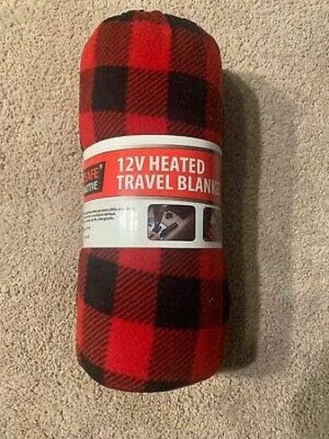 Treksafe 12V Heated Blanket - car/Truck, high/Low Temperature, Warm and Comfortable in Saudi Arabia