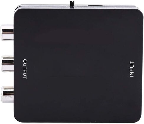 محول AV HDMI، توصيل وتشغيل محول HDMI رقمي إلى AV باللون الأسود/الأبيض، HDMI إلى كاميرا HD DVD (أسود) in Kuwait