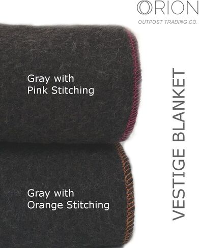 Orion Outpost Trading Co. Vestige Military Wool Blanket, 4+ lbs, 66" x 84" (Green/Gold Stitching) in Saudi Arabia