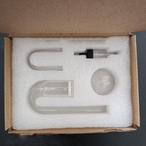 Bilindasly Aquarium CO2 Diffuser Atomizer U Shape Fish Tank CO2 Regulator Check Glass Disc Supply Accessories for Aquarium Planted Tank with U-Shaped Tube,Check Valve, Suction Cup in Saudi Arabia