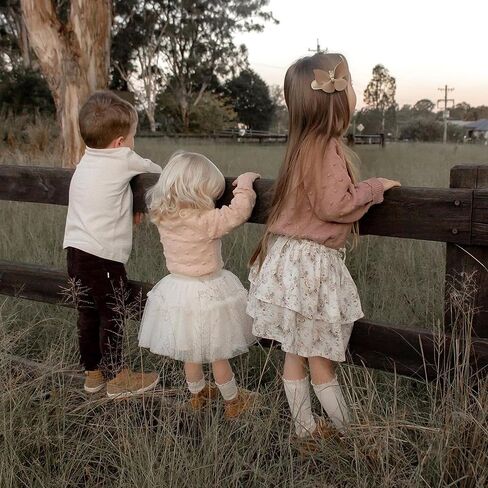 مشابك شعر للفتيات مع أقواس زهرة، 10 قطع 2 بوصة مشابك ومشابك تمساح مبطنة بالكامل، إكسسوارات شعر مصنوعة يدويًا للأطفال الصغار في سن المدرسة هدايا للفتيات in Kuwait