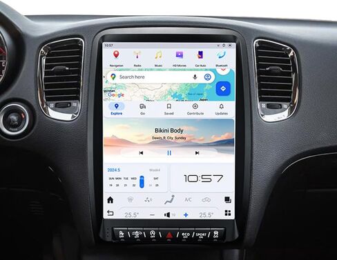 14 Inch Touch Screen Android 13 Car Radio for Dodge Durango Stereo Upgrade Tesla Style Head Unit Multimedia Player Android Auto Carplay GPS Navigation (2014-2020 Year) in Kuwait