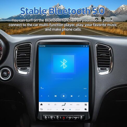 14 Inch Touch Screen Android 13 Car Radio for Dodge Durango Stereo Upgrade Tesla Style Head Unit Multimedia Player Android Auto Carplay GPS Navigation (2014-2020 Year) in Kuwait