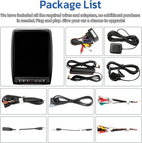 14 Inch Touch Screen Android 13 Car Radio for Dodge Durango Stereo Upgrade Tesla Style Head Unit Multimedia Player Android Auto Carplay GPS Navigation (2014-2020 Year) in Kuwait