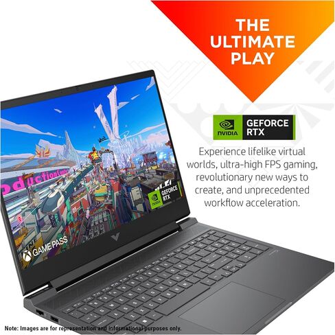 كمبيوتر محمول HP Victus 16T للألعاب، Intel i7-14700HX، ذاكرة الوصول العشوائي DDR5 سعة 64 جيجابايت، 4 تيرابايت PCIe SSD، شاشة 16.1 بوصة FHD (1920x1080)، Nvidia G-Force RTX 4060، W11 Home in Saudi Arabia
