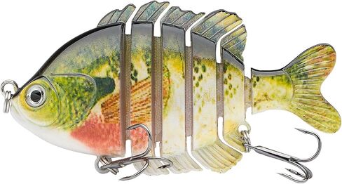 BASSDASH SwimPanfish Multi Jointed Panfish Bluegill Swimbaits Hard Topwater Bass Lures Fishing Lure Crank Saltwater 3.5in/0.85oz in Kuwait