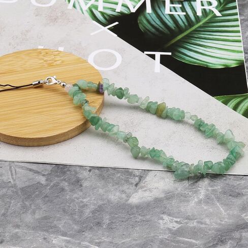Create idea 2PCS Mobile Phone Beads Lanyard Phone Charm Crystal Bead Hand Wrist Strap Bracelet for Keychains U Disk Handbag Decoration (Red & Green) in Saudi Arabia