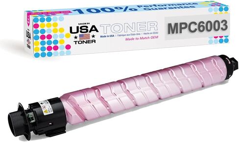 MADE IN USA TONER Compatible Replacement for Ricoh MP C6003 MP C4503 MP C5503 MPC6004 841849 841851 841852 841850 (Black, Cyan, Yellow, Magenta, 4 Pack) in Saudi Arabia