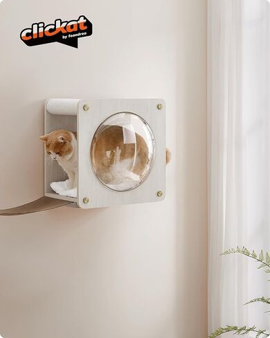 مجموعة Feandrea Clickat - طقم قطع غيار كهف القطط رقم 010، وسادة بديلة، ناعمة ومريحة، يمكن غسلها في الغسالة، مع أدوات تثبيت بخطاف وحلقة، سهلة التركيب والفصل in Kuwait