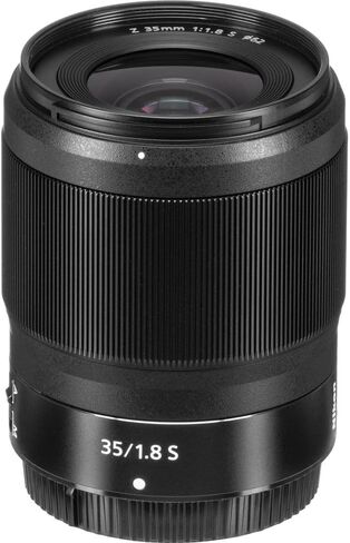 Nikon NIKKOR Z 35mm f/1.8 S Lens Z Cameras (20081) + 64GB Memory Card + Filter Kit + Backpack + Card Reader + Corel Photo Software + Flex Tripod + Cap Keeper + Cleaning Kit (Renewed) in Saudi Arabia