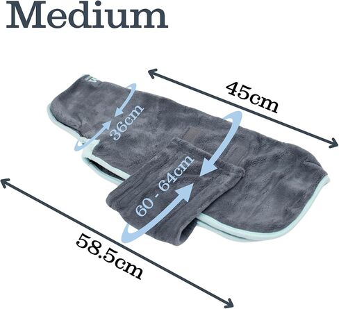 Microfibre Dog Drying Coat 45cm in Saudi Arabia