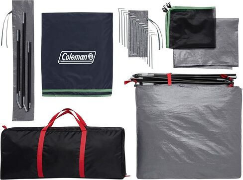 Coleman Skydome Tent with 5 Minute Setup, 2/4/6/8 Person Weatherproof Tent with Rainfly, Carry Bag & 20% More Headroom Than Traditional Tents in Kuwait