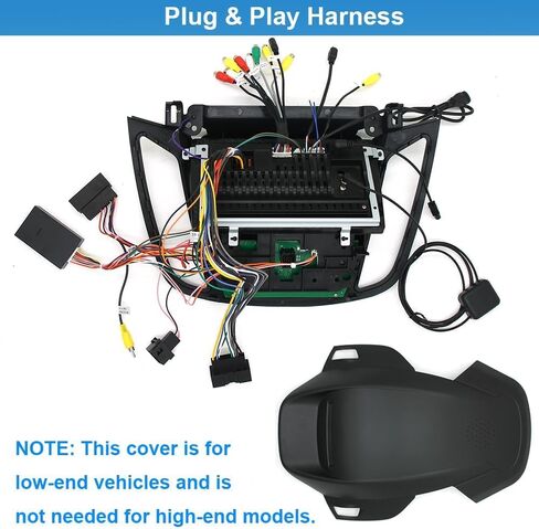 ستيريو سيارة Android 13.0 Double Din لسيارة Ford Escape 2013-2019، شاشة لمس عالية الدقة 9 بوصة، جهاز استقبال الوسائط المتعددة للسيارة مع CarPlay، Android Auto، GPS، بلوتوث، كاميرا احتياطية (4G+64G) in Saudi Arabia