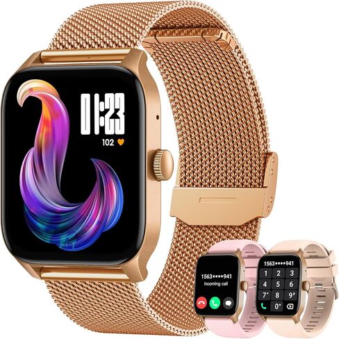Smartwatch for Women Fitness Tracker Watch: Smart Watches for Women Android iOS Phones Make/Answer Call 1.83" Waterproof Digital Watches Heart Rate SpO2 Sleep Monitor 100+ Sport Mode Activity Tracker in Saudi Arabia