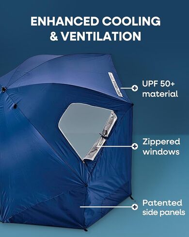 Sport-Brella Premiere XL UPF 50+ Umbrella Shelter for Sun and Rain Protection (9-Foot) in Saudi Arabia