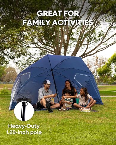 Sport-Brella Premiere XL UPF 50+ Umbrella Shelter for Sun and Rain Protection (9-Foot) in Saudi Arabia