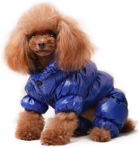 Winter Dog Clothes Puppy Pet Cat Vest Snowsuit Coat for Small Dogs, Waterproof Dog Jumpsuit Puffer, Soft Warm Fleece Lined Pet Apparel Clothing for Chihuahua Poodles French Bulldog (XL, Red) in Saudi Arabia