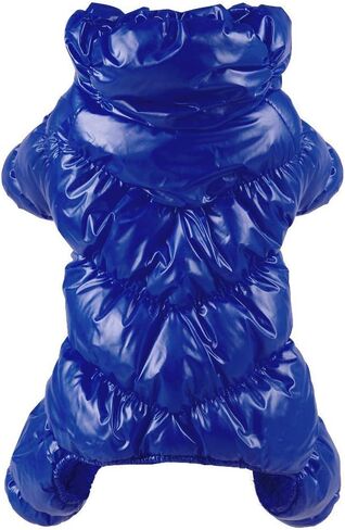 Winter Dog Clothes Puppy Pet Cat Vest Snowsuit Coat for Small Dogs, Waterproof Dog Jumpsuit Puffer, Soft Warm Fleece Lined Pet Apparel Clothing for Chihuahua Poodles French Bulldog (XL, Red) in Saudi Arabia