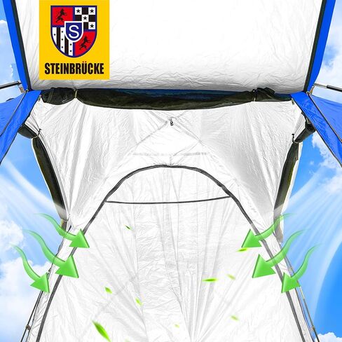 خيمة تخييم عالمية لسيارات الدفع الرباعي مع مظلة كبيرة، خيمة سيارة مقاومة للماء، ملحقات تخييم بسعة تصل إلى 4 أشخاص، إعداد سهل لحقائب الظهر والسفر والمشي لمسافات طويلة في الهواء الطلق in Kuwait