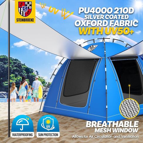 خيمة تخييم عالمية لسيارات الدفع الرباعي مع مظلة كبيرة، خيمة سيارة مقاومة للماء، ملحقات تخييم بسعة تصل إلى 4 أشخاص، إعداد سهل لحقائب الظهر والسفر والمشي لمسافات طويلة في الهواء الطلق in Kuwait