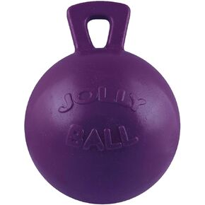 Jolly Pets Tug-N-Toss Ball Color: Purple, Size: 6" H x 4.5" W x 4.5" D