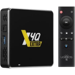 X4Q Extra TV Box Android 11 4GB RAM 128GB ROM Amlogic S905X4-J 2.4G/5G Dual WiFi BT5.1 USB 3.0 Ethernet 1000M Support AV1 H.265 4K HDR Set Top tv Box