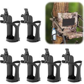 6pcs Tree Stand Cup Holder Hunting Cup Holder Set, Tree Stand Cup Holder Hunting Universal 360 Degrees Hunting Bottle Holder for Hunting Accessories