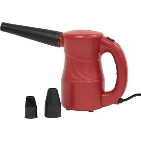 XPOWER A-2S Cyber Duster Electric Air Duster for Dusting, Drying, Inflating, Blowing, Car Detailing, Computer, Leaf Blowing, 90 CFM, 2 Nozzles + 1 Brush, High Performance Motor, Eco-Friendly, Red