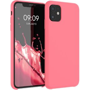 kwmobile Case Compatible with Apple iPhone 11 Case - TPU Silicone Phone Cover with Soft Finish - Blue Reef