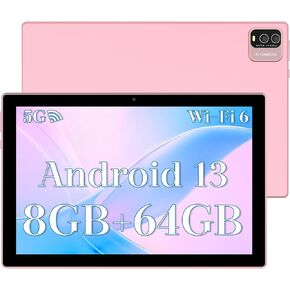 10 inch Android 11.0 Tablet, 4GB RAM+64GB ROM+512GB Expandable Computer Tablets PC, IPS Screen, 2+8MP Dual Camera, WiFi, BT, Google Certified Tablet