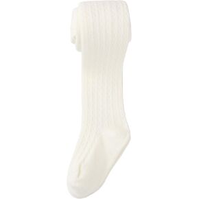 CHUNG Toddler Little Girls Cotton Tights Footed Thick Winter Cable Knit Legging Pantyhose Stocking