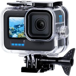 SEASKY Dive Waterproof Case Housing with 3 Pack Filter for Gopro Hero 11/10/9 Black Action Camera Accessories Diving Depth 60M/196FT Underwater Protective Shell