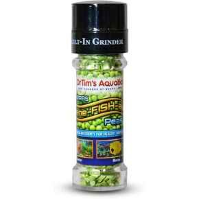 DrTim's Aquatics - طعام Bene-Fish-al® وحلوياته - مُحسِّن طعام الأسماك - لأسماك المياه العذبة أو الأسماك البحرية - 0.31 أونصة. طاحونة - البازلاء