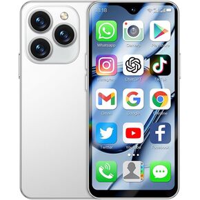 Mini 4G Smartphone Unlocked, 4.3 Inch Full Screen Dual Sim Quad Core Mini Phone Premium Child Phone Small Phone Student Pocket Cellphone, 2+16GB (Metallic Black)