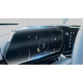 SATIS Screen Protector Compatible with 2024 Chevrolet Trax Instrument Display,Anti Scratch,Shock-Resistant, Protection Accessories Premium Tempered Glass, CLEAR