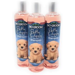 Bio-Groom Fluffy Puppy Tear-Free Shampoo – Dog Bathing Supplies, Puppy Shampoo, Cat & Dog Grooming Supplies for Sensitive Skin, Cruelty-Free, Made in USA, Tearless Dog Products – 12 fl oz 3-Pack